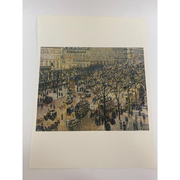 Camille Pissarro, Boulevard Des Italiens, Morning, Sunlight, Print, Book M-03-01 - Picture 1 of 2